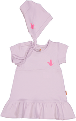 Origami Tulip | Baby Dress with Matching Hood