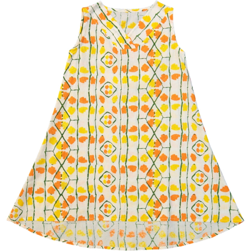 GIRLS TURTLE  DRESS مع البيئة