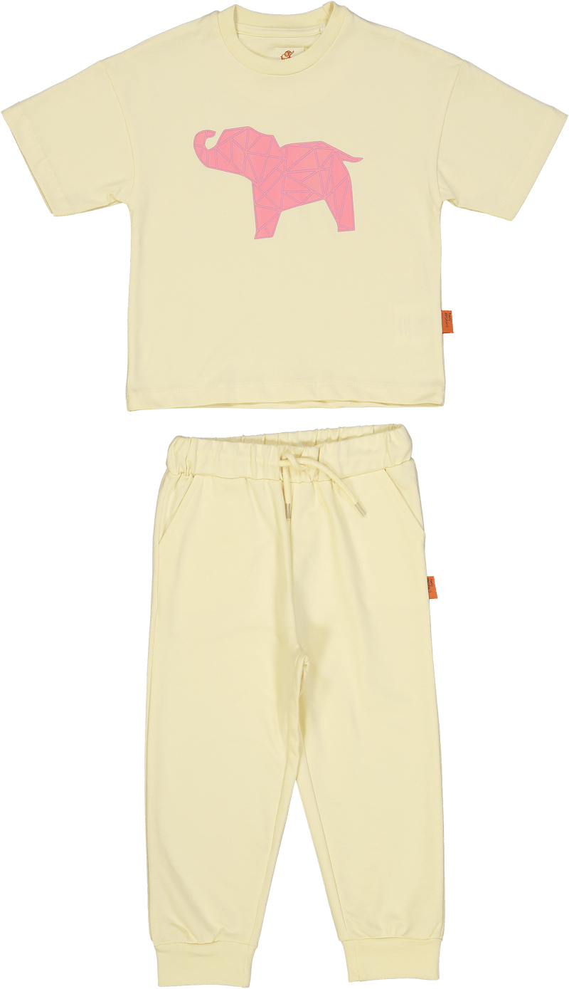 Origami Elephant Kids Set of T-Shirt and Pants