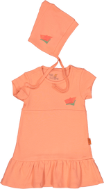 Origami Boat | Baby Dress with Matching Hood