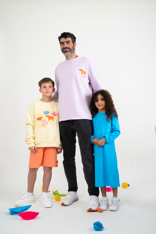 Origami Animals Kids Sweatshirt