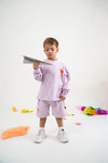 Origami Elephant | Balance Kids Set of Sweatshirt and Shorts