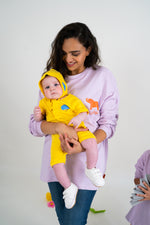 Origami Hedgehog | Baby Romper with Matching Hood