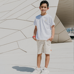 Kids Track Shorts TEAM QATAR | Desert Rose
